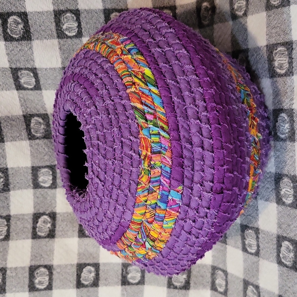 Woven/Coiled Fabric Basket